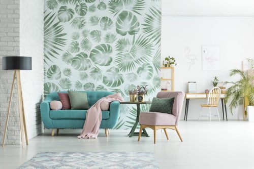 Innovatis bvba woonkamer planten behang