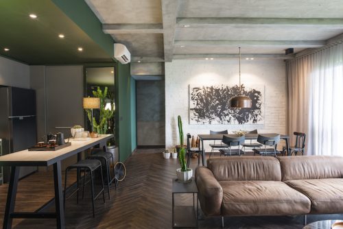 Innovatis bvba Woonkamer groene kleur
